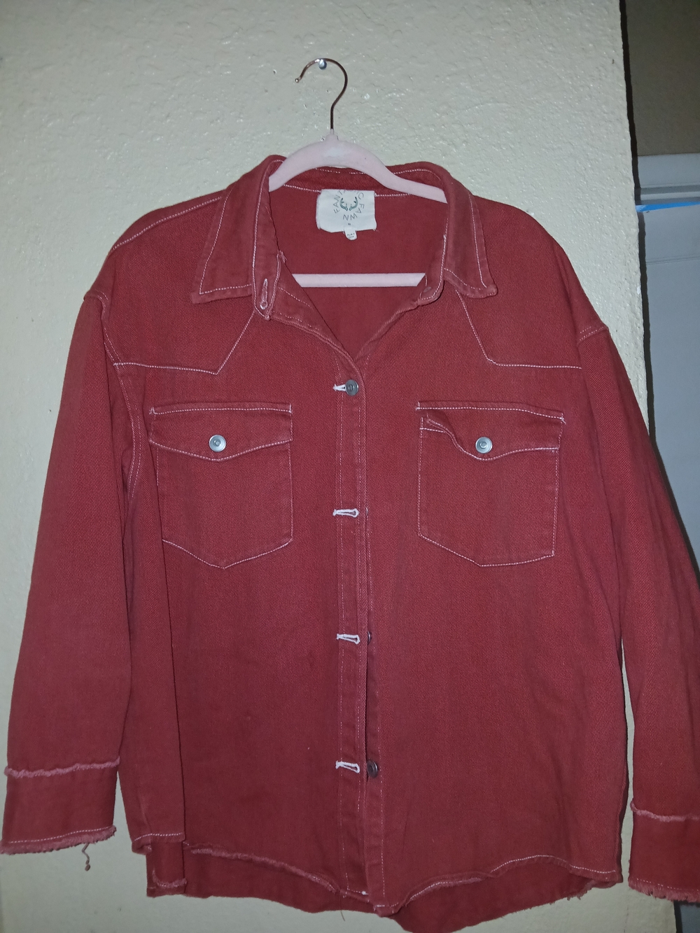 Fantastic Fawn Rust Red Jean Jacket